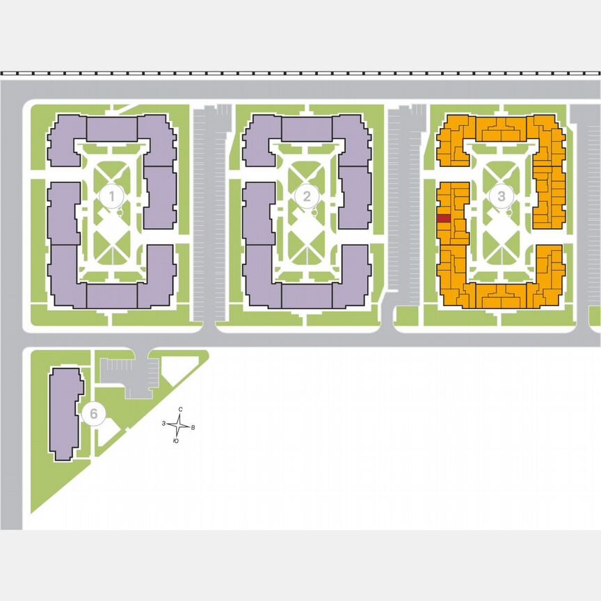 Квартира-студия, 25,4 м², 3/4 эт.