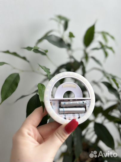 Кольцевая лампа мини для селфи
