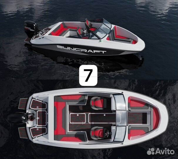Катер Лодка SunCraft v6