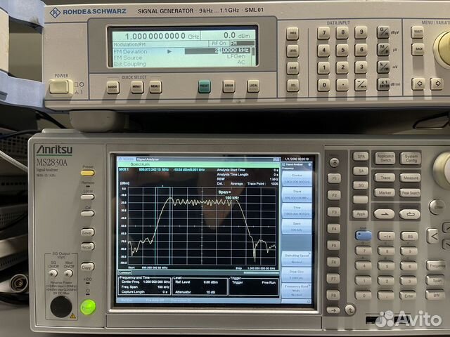 Генератор сигналов Rohde & Schwarz SML01 1,1 Ггц купить в Москве ...