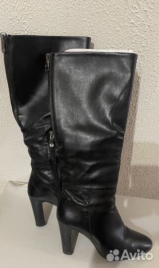Сапоги женские натуральная кожа 37