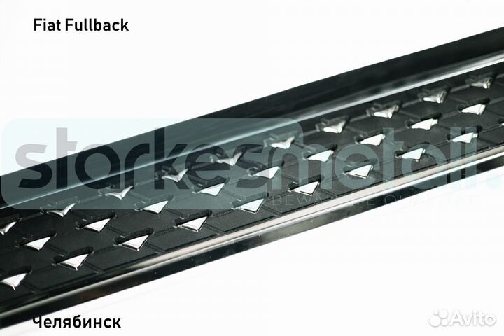 Пороги подножки Fiat Fullback Classik
