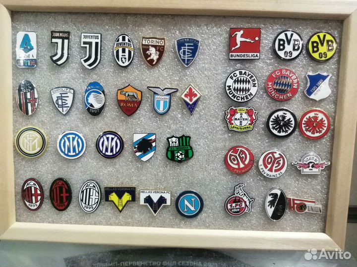 Футбольные значки. Зарубежные клубы