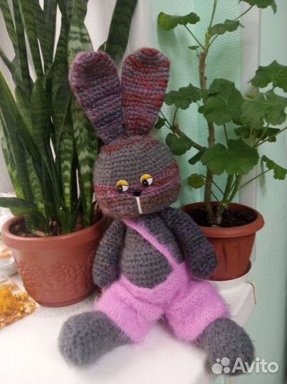 Мягкие игрушки бегемот,зайка