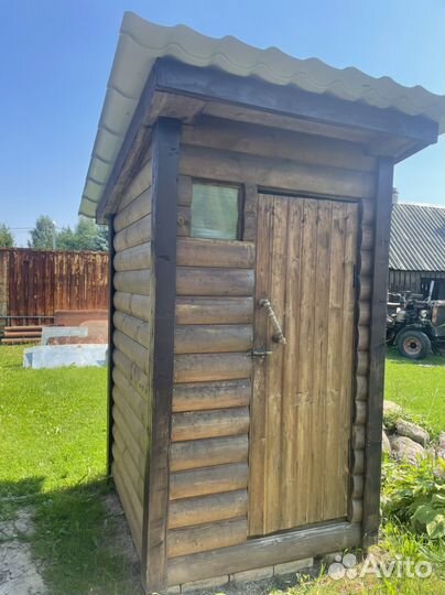 Дачный туалет деревянный