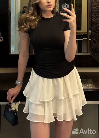 Мини юбка befree летняя