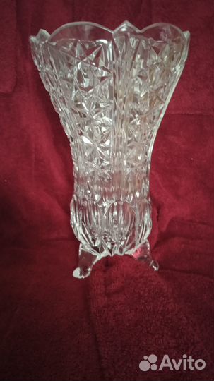 Хрустальная ваза. Винтаж Германия
