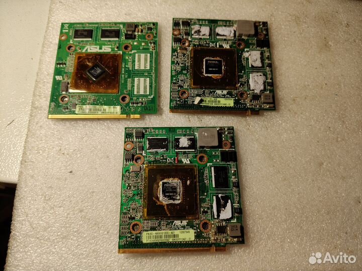 Видеокарты для ноутбуков