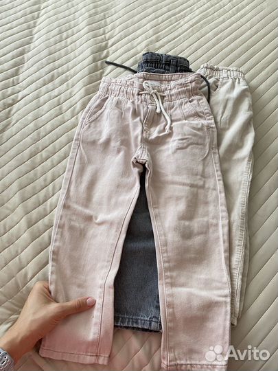 Вещи пакетом на девочку 104 110 zara