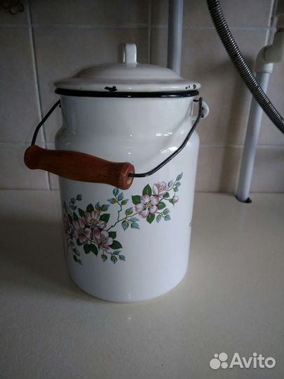 Бидон СССР эмалированный