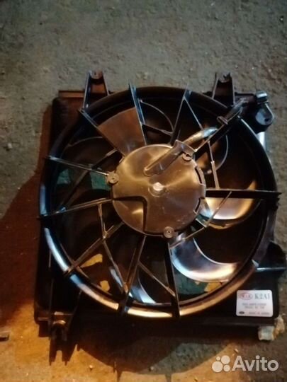 Вентилятор охлаждения радиатора на kia spectra
