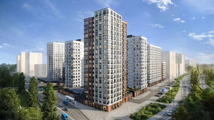 2-к. квартира, 50,7 м², 13/18 эт.