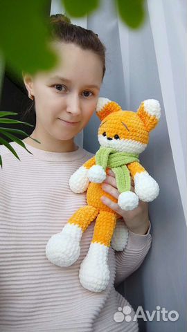 Вязаные игрушки Лисенок