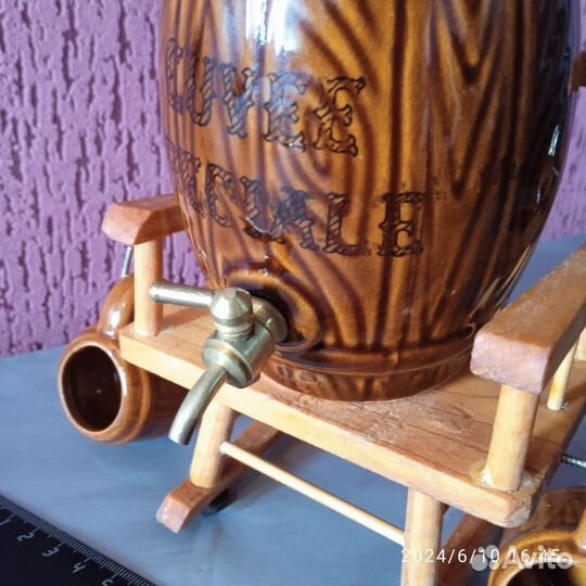 Сувенирный набор бочонок с кружками