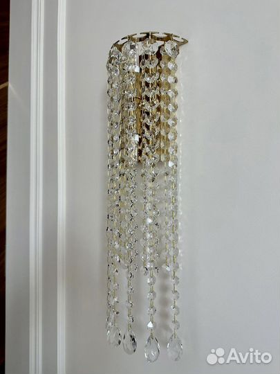 Светильник настенный (бра) хрусталь