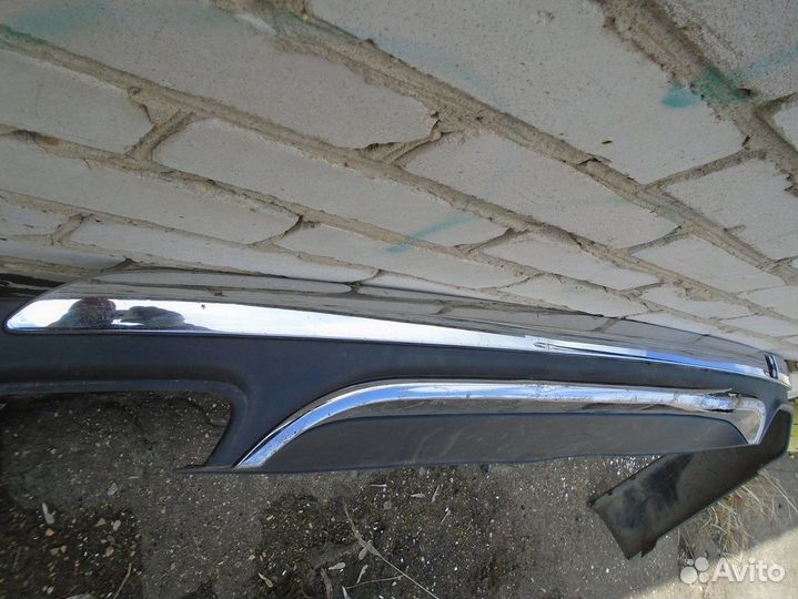 Mercedes GL 166 средн хром молдинг заднего бампер