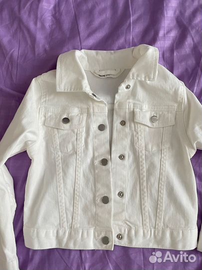 Джинсовая куртка для девочки 110