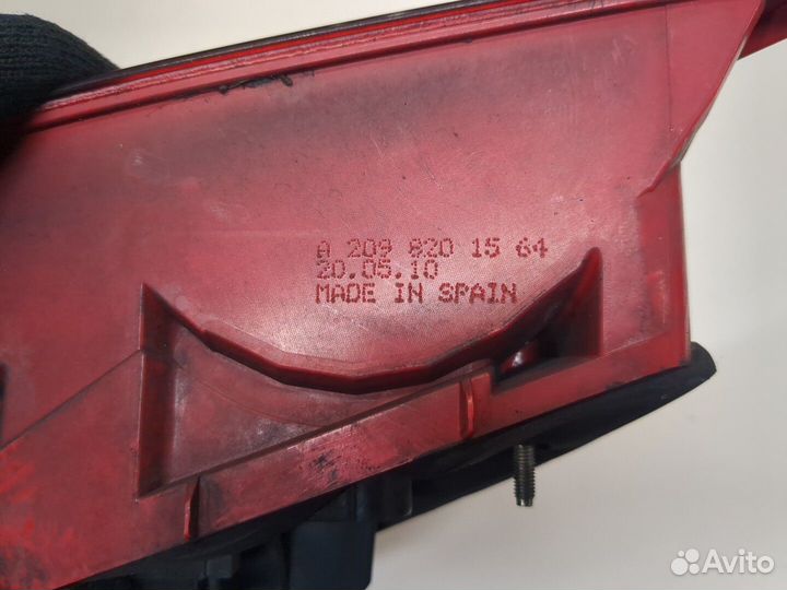 Фонарь (задний) Mercedes CLK W209, 2006