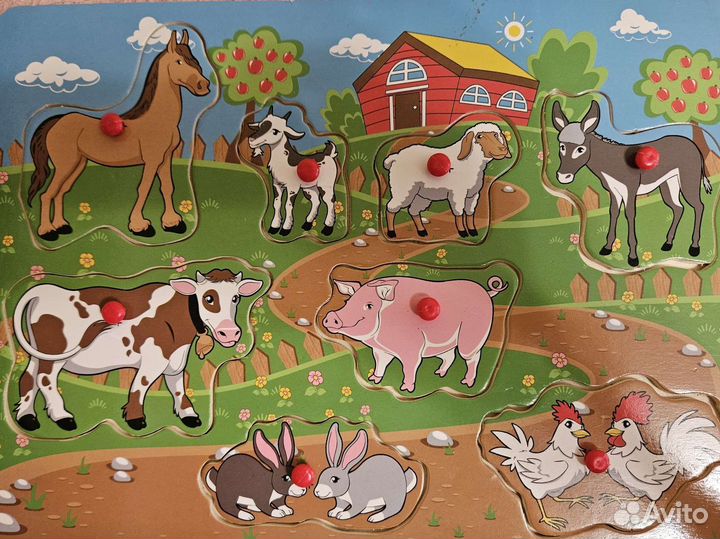 Пазл вкладыши