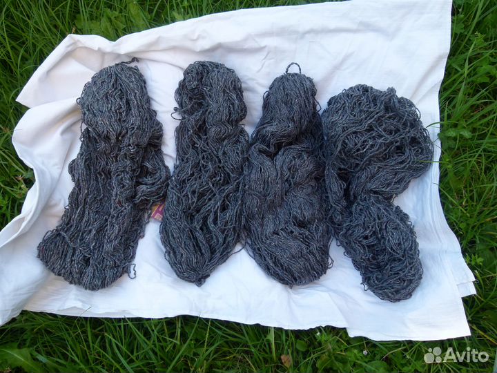 Пряжа полушерстянная