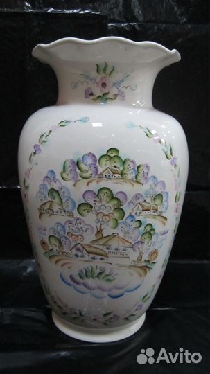 Авторская Фаянсовая Ваза 