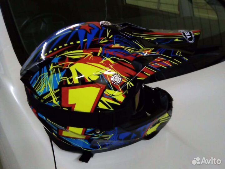 Мотошлем. Шлем для мотоцикла. Каска
