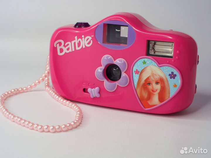 Пленочный фотоаппарат Barbie розовый винтаж mattel
