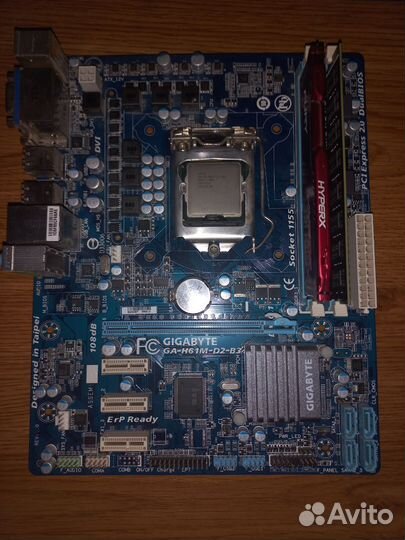 1155 комплект i3-2100/16GB