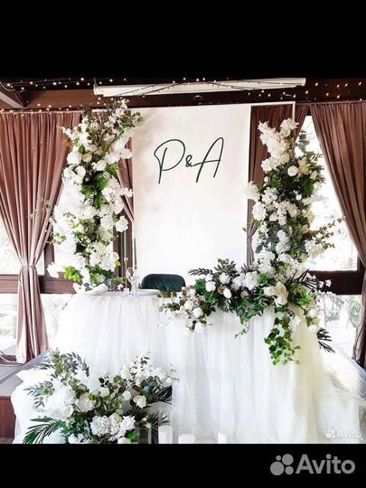 Оформление свадьбы,свадебный декор