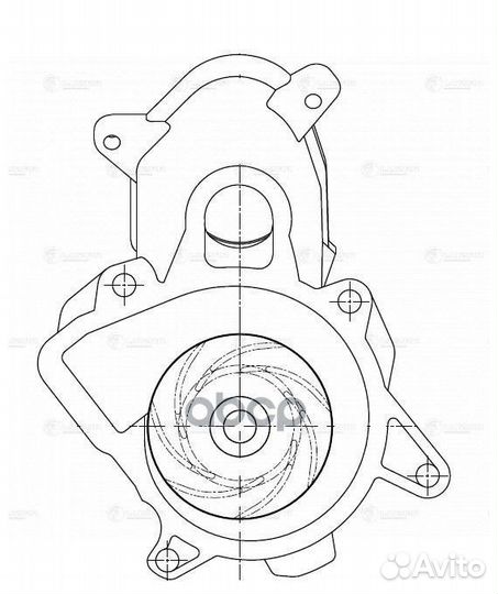 Насос водяной BMW X5 (E70) /X6(E71) (07) 3.0D L