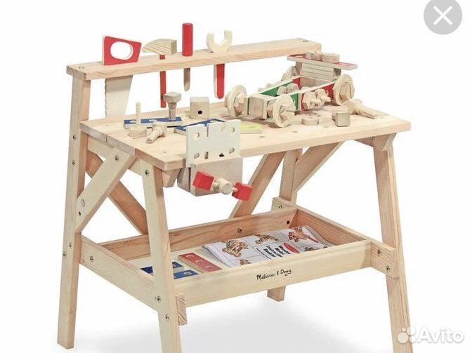 Стол слесарный верстак деревянный