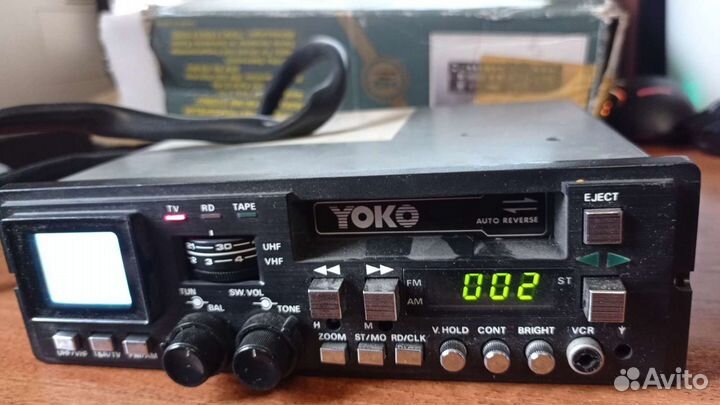 Yoko редчайшая магнитола с телевизором