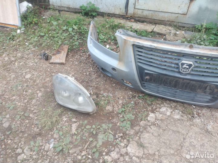 Бампер на газель