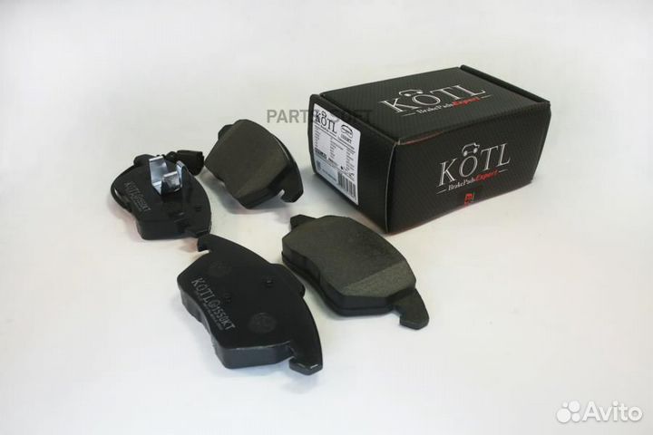 Kotl 1550KT Колодки тормозные дисковые передние к