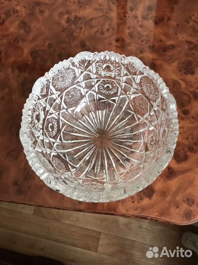 Хрустальные конфетницы 2 шт