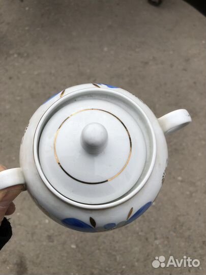 Заварочный чайник, сахарница, маслёнка СССР