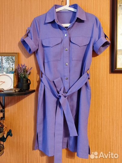 Платье - рубашка женское 42 р