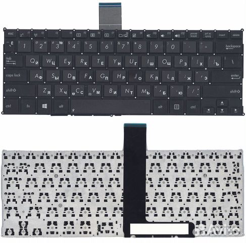 Клавиатура Asus F200CA, F200LA, F200MA черная