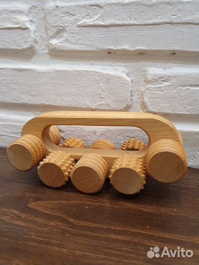 Массажер для тела деревянный ручной