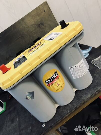 Optima YellowTop 75Ah 975A (рулонный AGM)