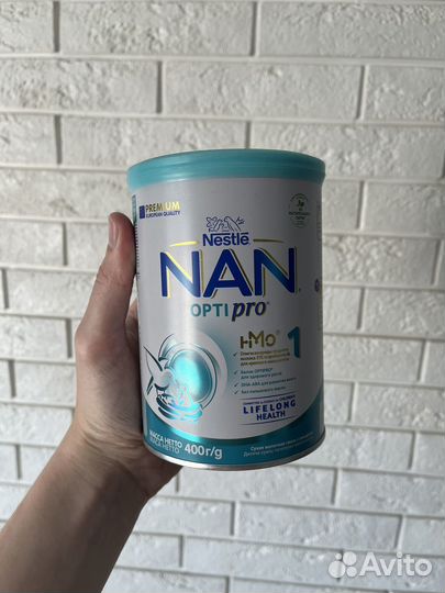Смесь NAN (Nestlé) 1 Optipro, с рождения, 400 г