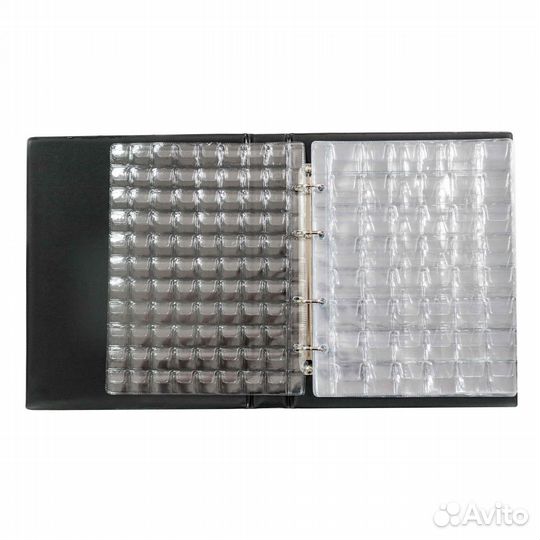 Альбом для монет, 230х270мм, на кольцах, 10 листов