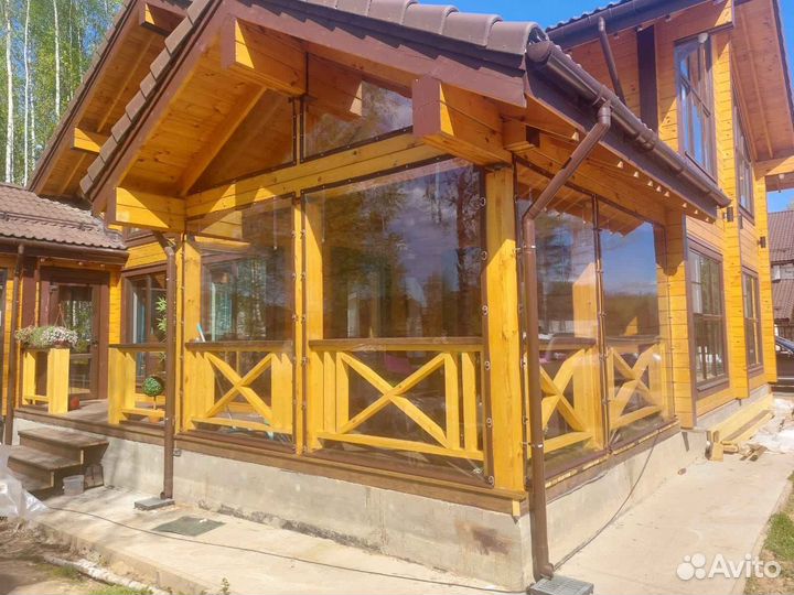 Мягкие окна под ключ