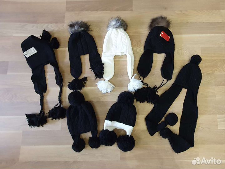 Шапка ушанка женская и детская