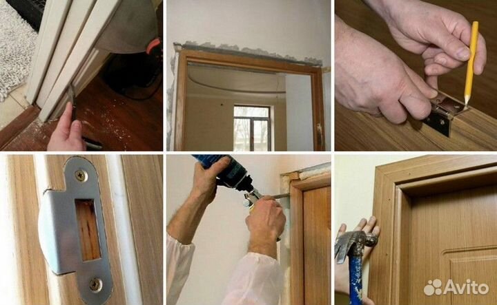 Установка межкомнатных дверей