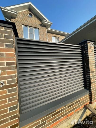 Заборы из жалюзи