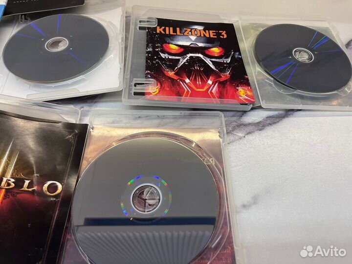 Диски на ps3: Killzone-3 Diablo-3