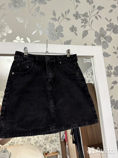 Юбка джинсовая мини