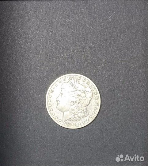 Серебрянная монета dollar