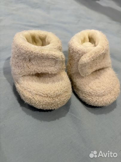 Детские пинетки теплые